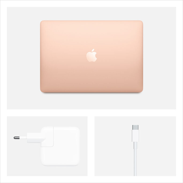 Apple MacBook Air 13" (Intel Core i3 quad-core di decima gen. a 1.1GHz, 256GB SSD, 8GB RAM) - Oro (2020)