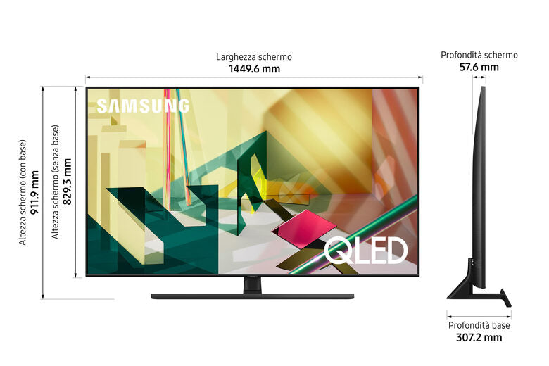 Samsung Series 7 QE65Q70TAT 165,1 cm (65") 4K Ultra HD Smart TV Wi-Fi Nero