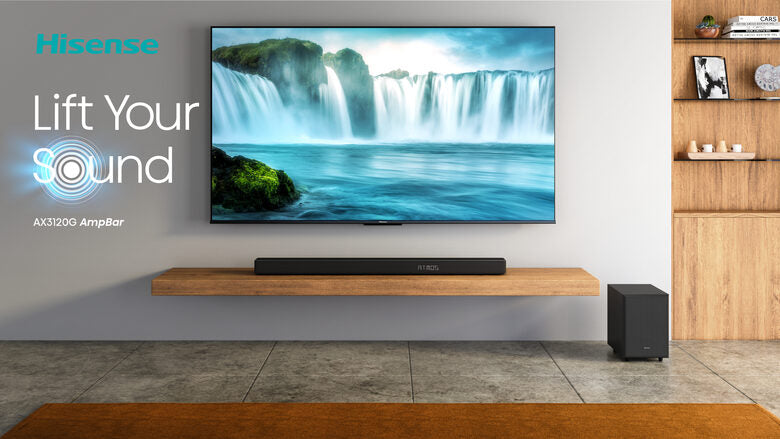 Hisense AX3120G altoparlante soundbar Nero 3.1.2 canali 360 W