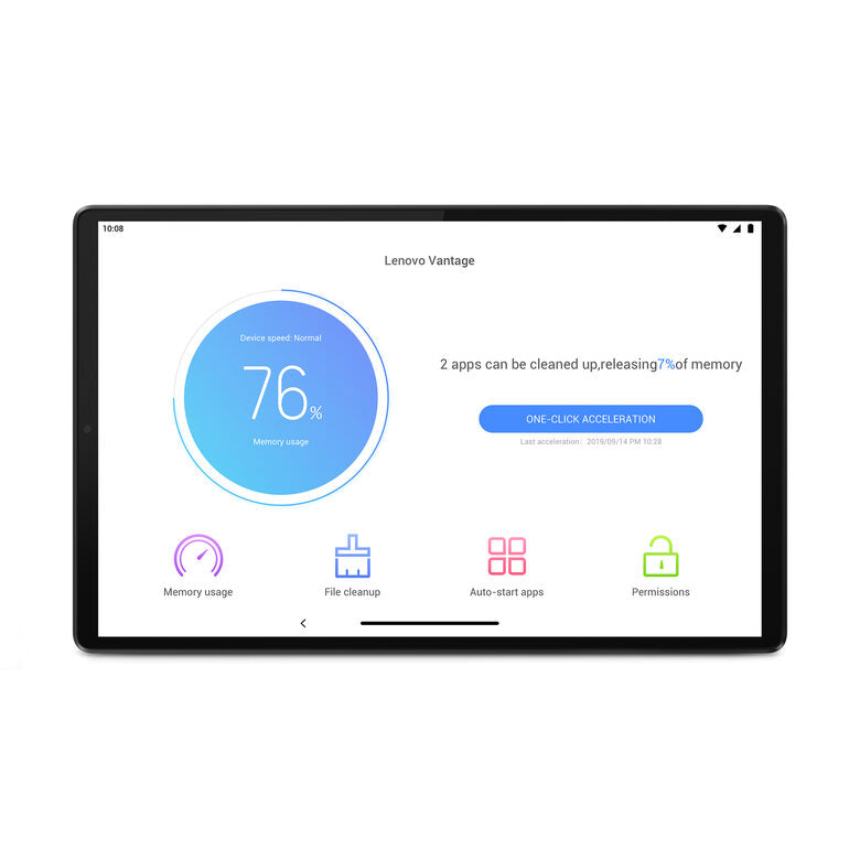 Lenovo Tab M10 FHD Plus 4G LTE 128 GB 26,2 cm (10.3") Mediatek 4 GB Wi-Fi 5 (802.11ac) Android 9.0 Grigio