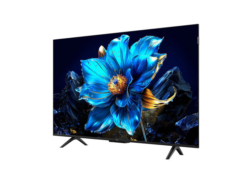 TCL T69C 43T69C 43" QLED, TV Direct LED, TV 4K HDR, Smart TV alimentata da Google TV (Dolby Vision & Atmos, Game Master, Motion Clarity, compatibile con Google Assistant e Alexa)