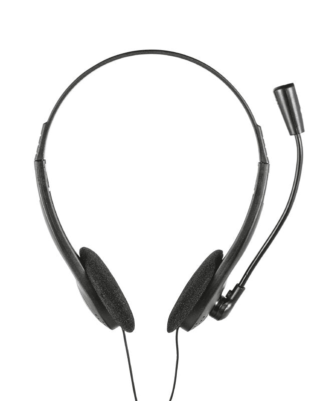 Trust Chat Headset Auricolare Cablato A Padiglione Musica e Chiamate Nero