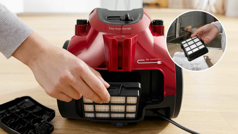 Bosch Serie 2 BGC05AAA2 Aspirapolvere senza sacco Rosso