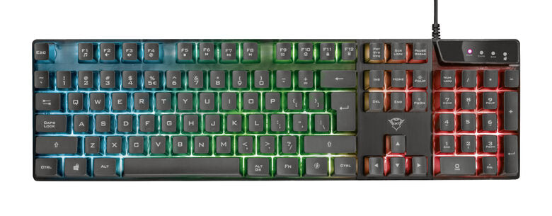 Trust GXT 835 Azor tastiera USB QWERTY Italiano Nero