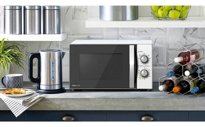 Toshiba MW-MG20P Superficie piana Microonde combinato 20 L 800 W Nero, Bianco