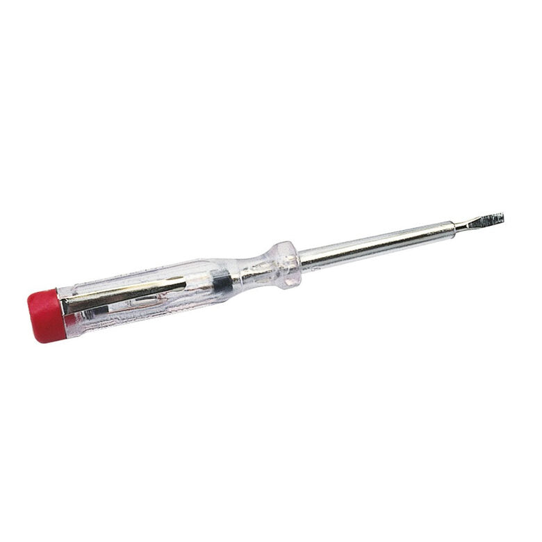 Poly Pool PP0015 tester di elettricità Rosso, Acciaio inox, Trasparente