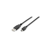 nuovaVideosuono 15/08 cavo USB 5 m USB 2.0 USB A Mini-USB A Nero