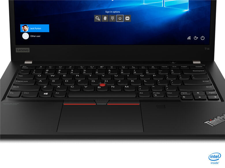 Lenovo ThinkPad T14 Gen 1 (Intel) Intel® Core™ i5 i5-10210U Computer portatile 35,6 cm (14") Full HD 8 GB DDR4-SDRAM 512 GB SSD Wi-Fi 6 (802.11ax) Windows 10 Pro Italiano Nero