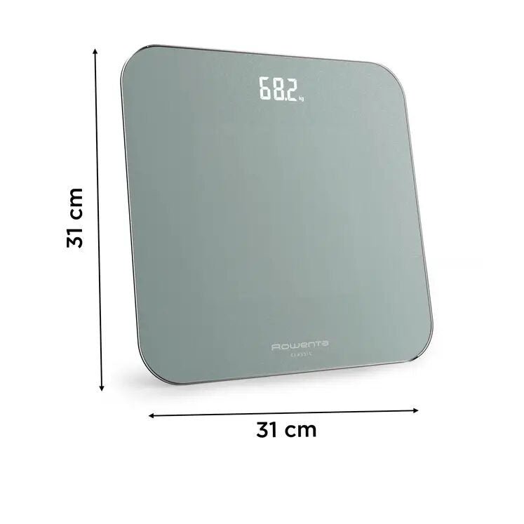 Rowenta Classic 2.0, Bilancia Da Bagno, Schermo Invisibile Facile da Leggere, Eucalipto, BS1903