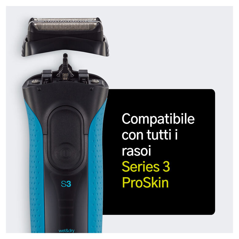Braun Series 3 32S Testina Di Ricambio Per Rasoio Elettrico Uomo - Argento