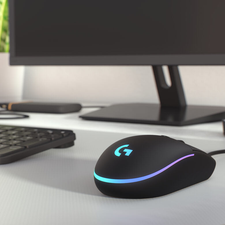 Logitech G G203 LIGHTSYNC mouse USB tipo A 8000 DPI
