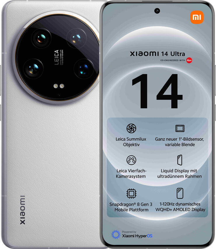 Xiaomi 14 Ultra 17,1 cm (6.73") Doppia SIM 5G USB tipo-C 16 GB 512 GB 5000 mAh Bianco