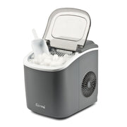 Girmi GH78 Macchina per ghiaccio portatile 12 kg/24h 100 W Grigio, Trasparente
