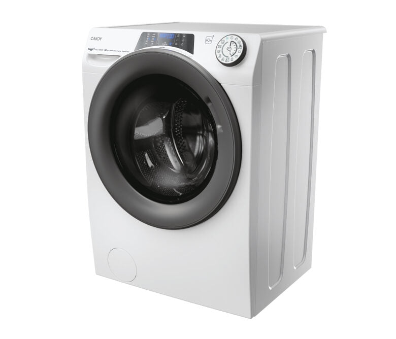Candy RapidÓ PRO , Lavatrice Carica Frontale 8 KG, 30% più efficente della classe A, 1400 giri, Bianco, Inverter, Vapore, Wi-Fi, RP 486BWMR9/1-S
