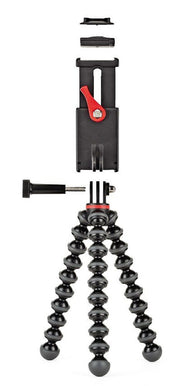 Joby GripTight Action Kit treppiede Action camera 3 gamba/gambe Nero, Rosso