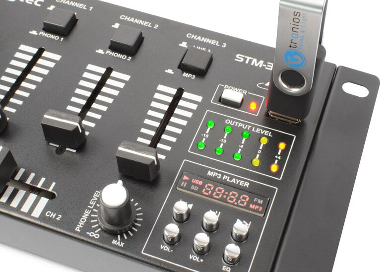 Vonyx STM-3020B 6 canali 20 - 20000 Hz Nero