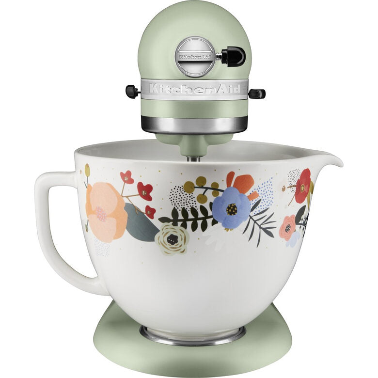 KitchenAid Artisan Spring Floral Sbattitore con base 300 W Blu, Verde, Rosso, Bianco, Giallo