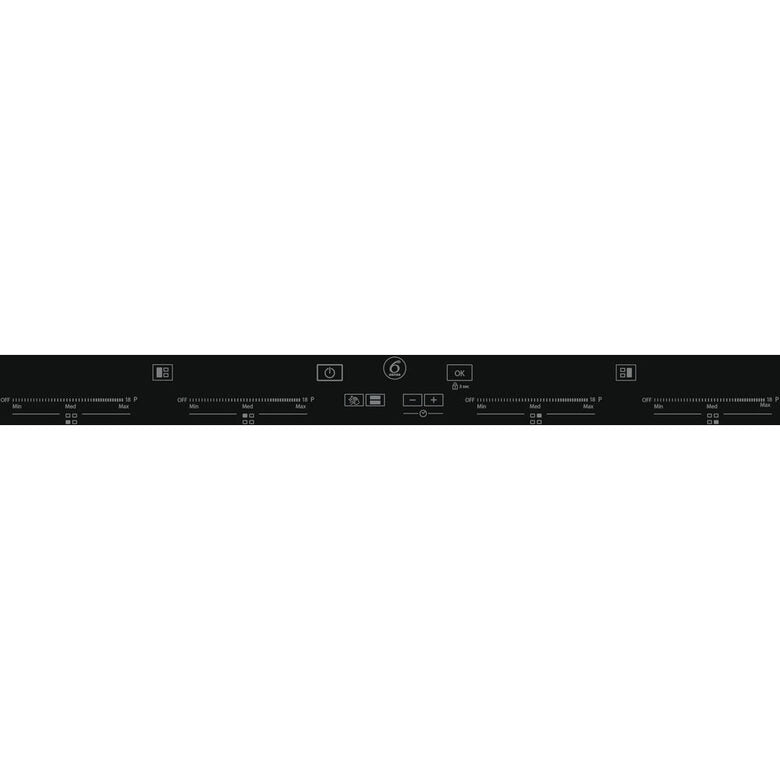 Whirlpool SMO 658C/NE piano cottura Nero Da incasso Piano cottura a induzione 4 Fornello(i)