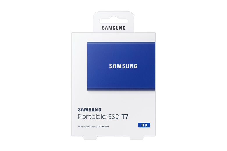 Samsung Portable SSD T7 1000 GB Blu