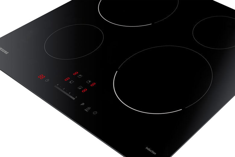 Samsung NZ64T3707AK Nero Da incasso 60 cm Piano cottura a induzione 4 Fornello(i)