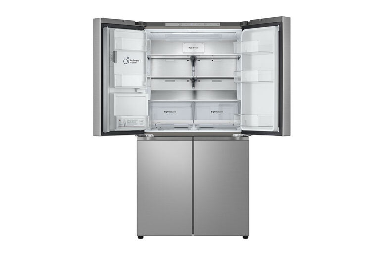 LG GML960PYBE Frigorifero Multidoor (E) 641L Wi-Fi Dispenser con allaccio UVnano Metal Fresh Porte piatte Argento