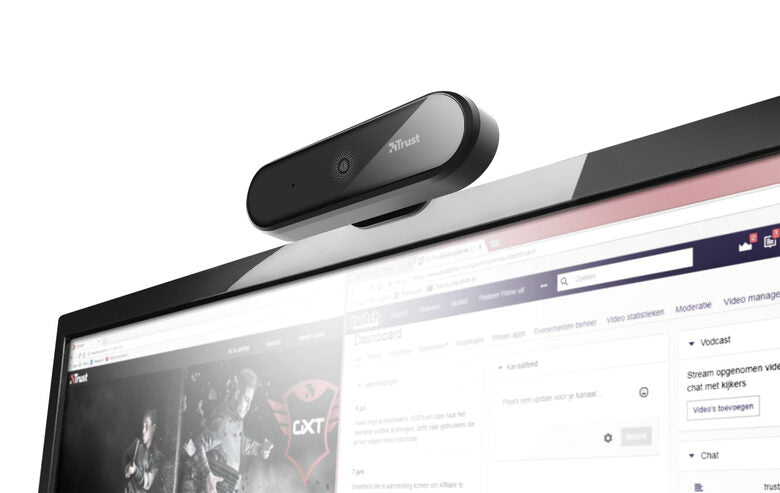 Trust Tyro webcam 1920 x 1080 Pixel USB Nero