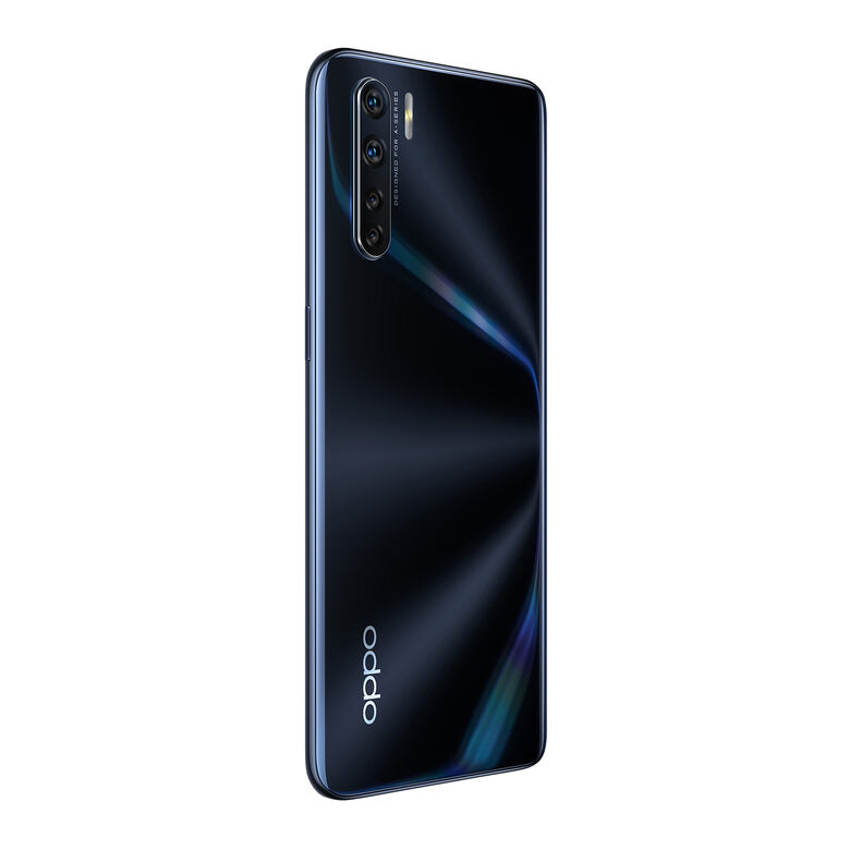 OPPO A91 Smartphone , Display 6.4'' AMOLED, 4, Fotocamere, 128 GB Espandibili, RAM 8 GB, Batteria 4025 mAh, Dual Sim, 2020, Versione italiana], Colore Lightening Black