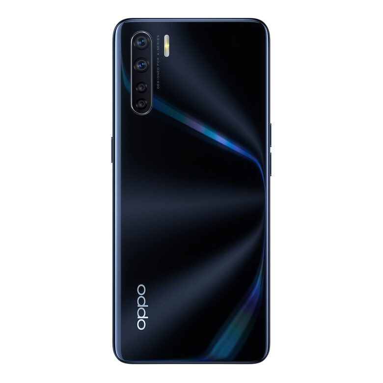 OPPO A91 Smartphone , Display 6.4'' AMOLED, 4, Fotocamere, 128 GB Espandibili, RAM 8 GB, Batteria 4025 mAh, Dual Sim, 2020, Versione italiana], Colore Lightening Black