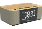 Kenwood Electronics CR-ST40DAB-M Orologio Digitale Beige, Nero, Legno