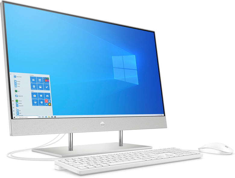 HP 27-dp0007n 68,6 cm (27") 1920 x 1080 Pixel Touch screen AMD Ryzen 3 8 GB DDR4-SDRAM 512 GB SSD PC All-in-one Windows 10 Home Wi-Fi 5 (802.11ac) Argento