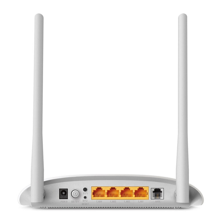 TP-LINK TD-W8961N router wireless Fast Ethernet Banda singola (2.4 GHz) Grigio, Bianco