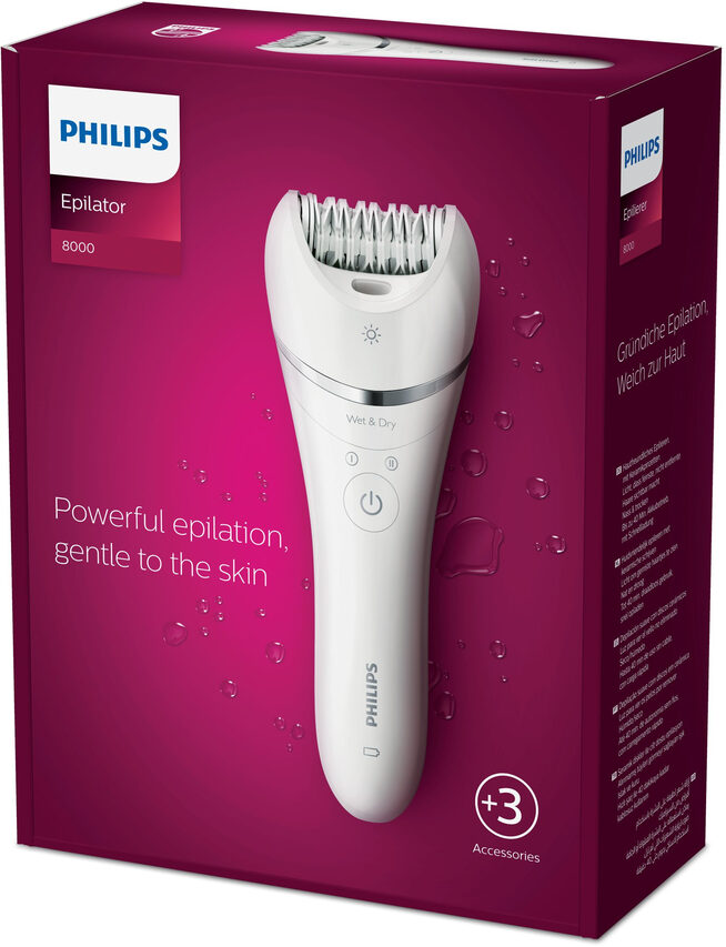 Philips Epilatore Wet & Dry per gambe e corpo