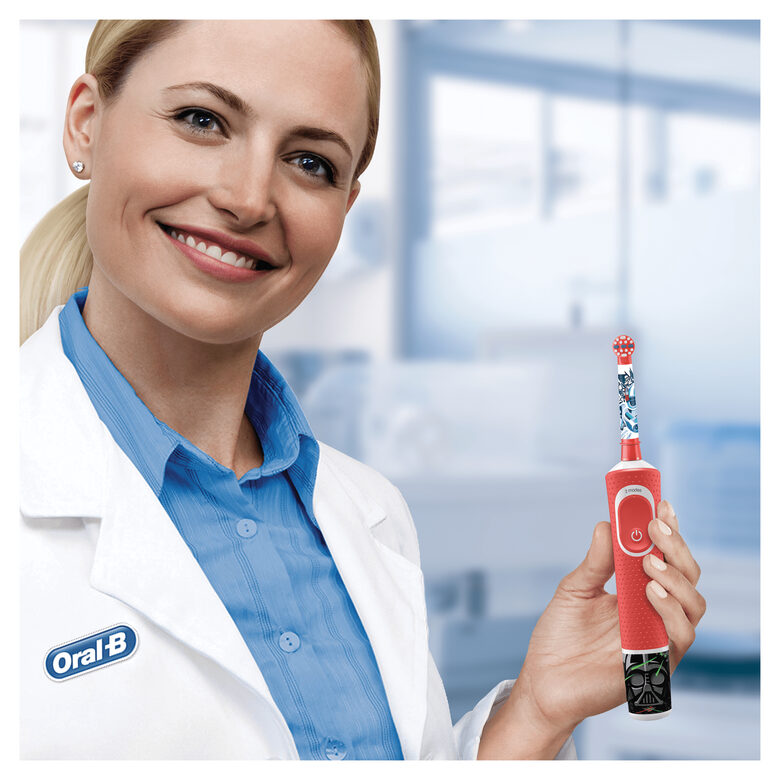 Oral-B Kids Testine Di Ricambio Bambini (4 pezzi), Star Wars