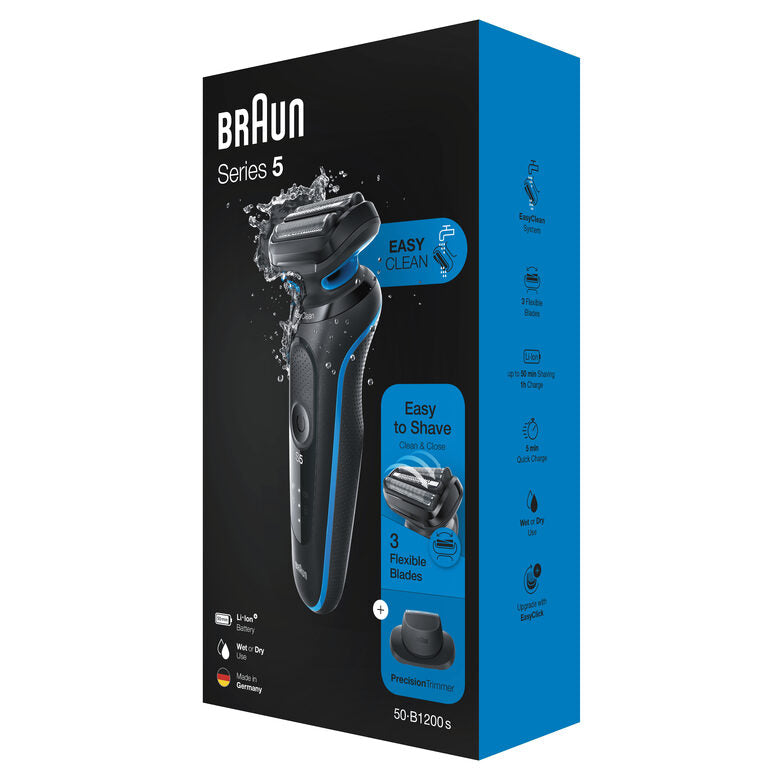 Braun Series 5 50-B1200s Rasoio Trimmer Blu