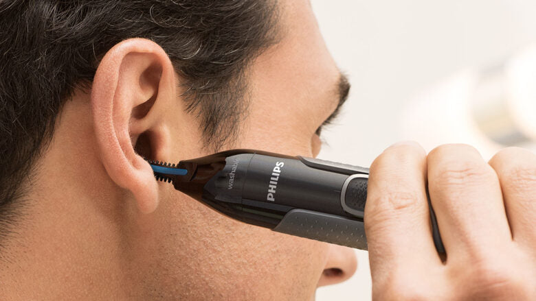 Philips Serie 3000 Rifinitore per peli di naso, orecchie e sopracciglia