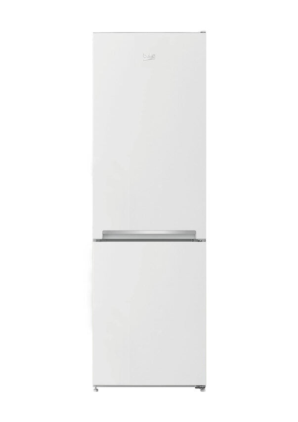 Beko RCSA270K30WN frigorifero con congelatore Libera installazione 270 L F Acciaio inossidabile, Bianco