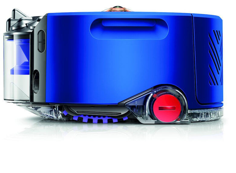 Dyson 360 Heurist Aspirapolvere Robot 0,33 L Senza sacchetto Blu, Nichel