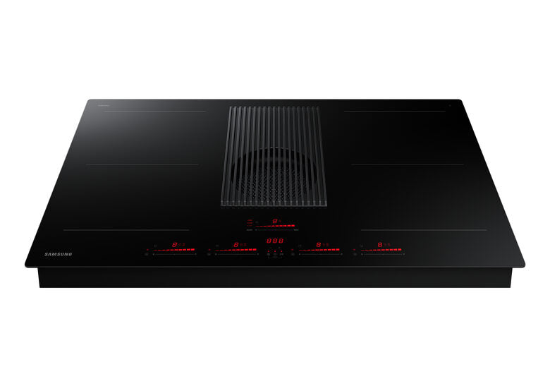 Samsung Piano a induzione con cappa integrata aspirante Infinite Line™ 80cm NZ84T9747UK