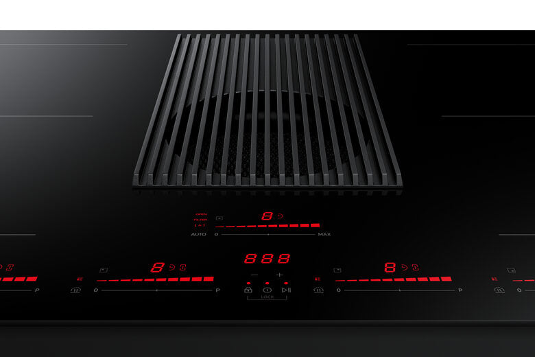 Samsung Piano a induzione con cappa integrata aspirante Infinite Line™ 80cm NZ84T9747UK