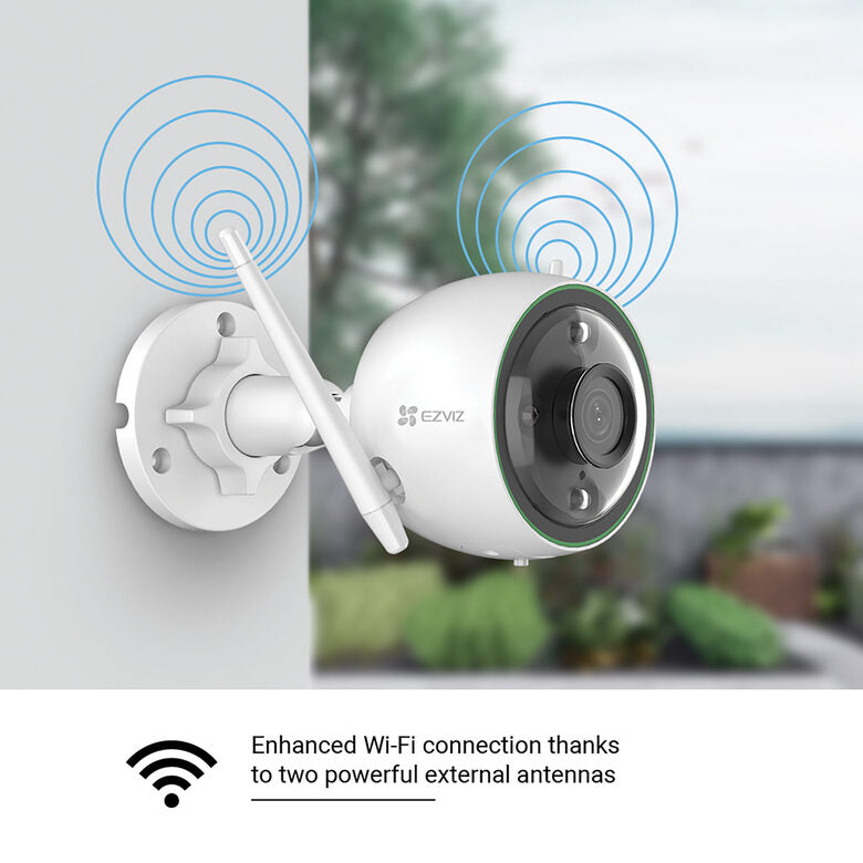 EZVIZ C3N Telecamera Wi-Fi per Esterno con visione notturna a colori