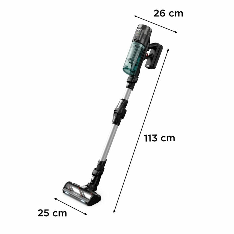 Rowenta RH9A32WO aspirapolvere senza filo Alluminio, Verde Senza sacchetto