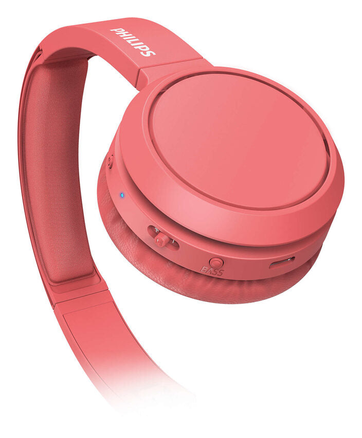 Philips 4000 series TAH4205RD/00 cuffia e auricolare Wireless A Padiglione Musica e Chiamate USB tipo-C Bluetooth Rosso