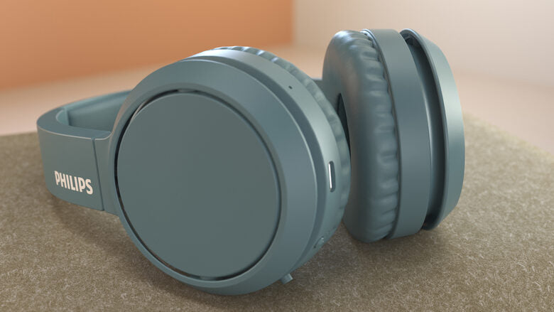 Philips 4000 series TAH4205BL/00 cuffia e auricolare Wireless A Padiglione Musica e Chiamate USB tipo-C Bluetooth Blu
