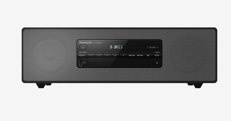 Panasonic STEREO IN LEGNO DAB+ 40 W Mini impianto audio domestico Nero