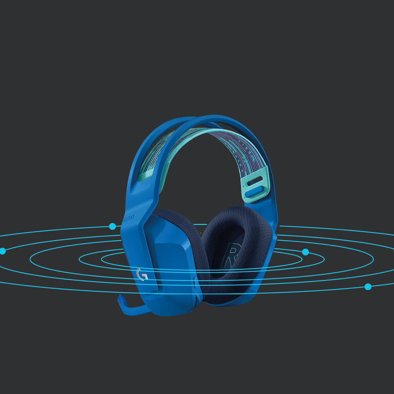 Logitech G G733 Wireless Headset Auricolare A Padiglione Giocare Blu