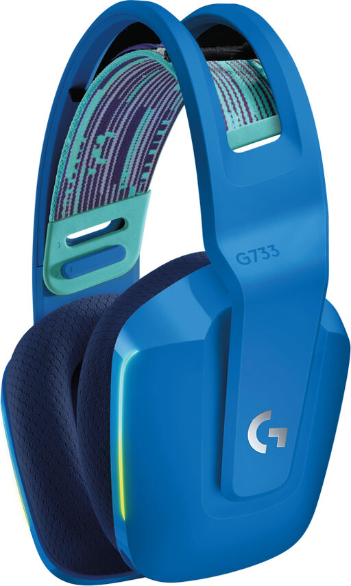 Logitech G G733 Wireless Headset Auricolare A Padiglione Giocare Blu
