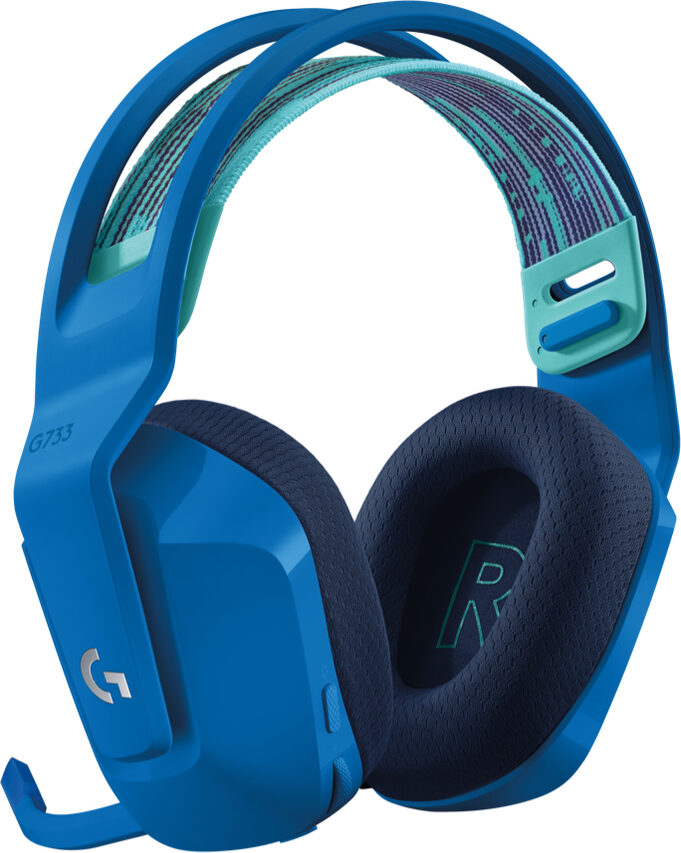 Logitech G G733 Wireless Headset Auricolare A Padiglione Giocare Blu