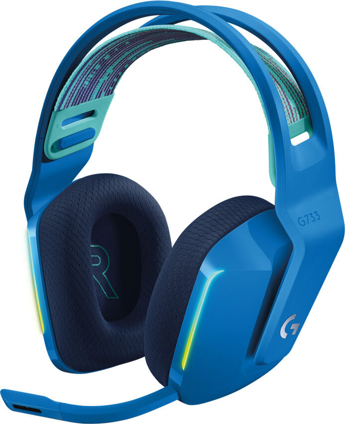 Logitech G G733 Wireless Headset Auricolare A Padiglione Giocare Blu