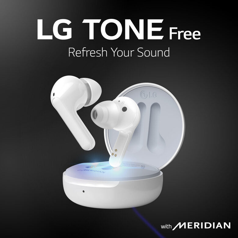 LG TONE Free FN4 White Cuffie Bluetooth True Wireless