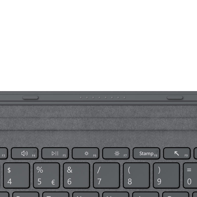 Microsoft Surface Go Type Cover - QWERTY - Platino (Alcantara)